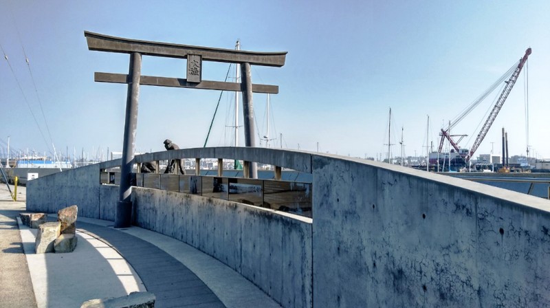 Terminal Island Japanese Memorial. Source: M. Urashima, October 2017.