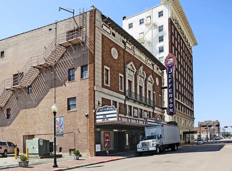 Jefferson Theatre was built in 1927 and remains a popular performance venue today.
