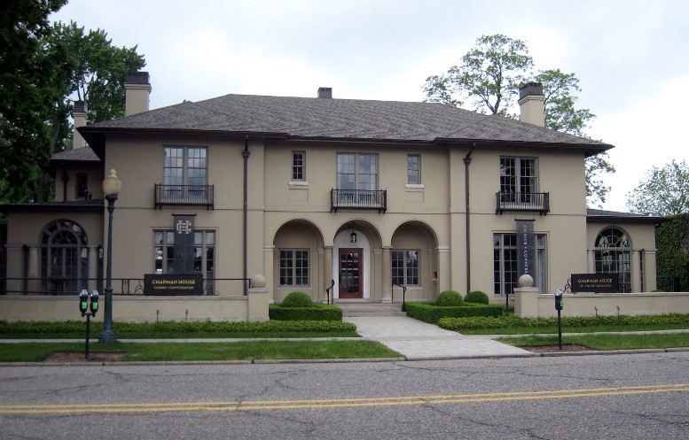 William Clark Chapman House, east elevation, 2020De