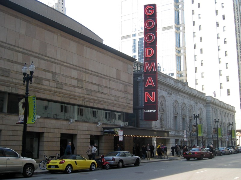 The Goodman Theatre, Chicago, Illinois. Photographed 6 April 2006. © Jeremy Atherton, 2006.