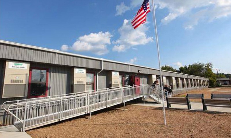 Kenova Elementary's modular unit trailers sat on the field from 2011 until 2017