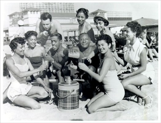 From 1900 to 1964, this was the only section of Atlantic City's beach that was open to African American families. 