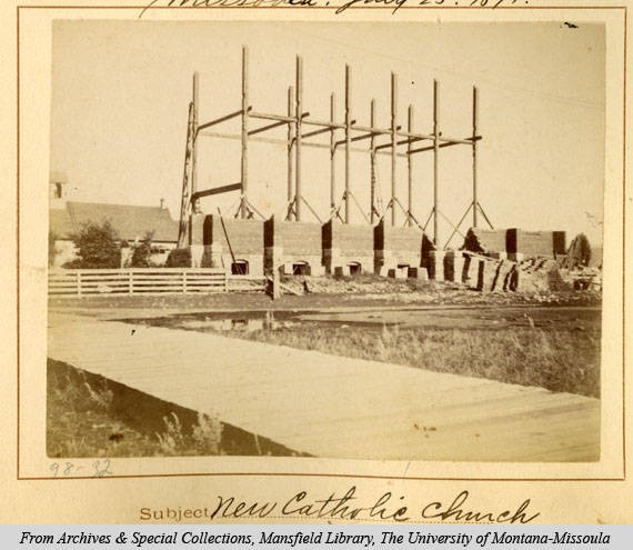 St. Francis Xavier Under Construction, 1891