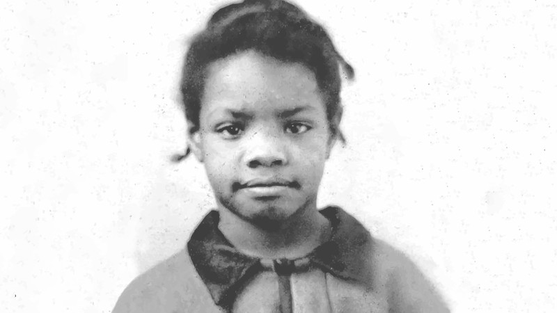 Maya Angelou as a young child. She was sent from home to home for most of her traumatic childhood. 