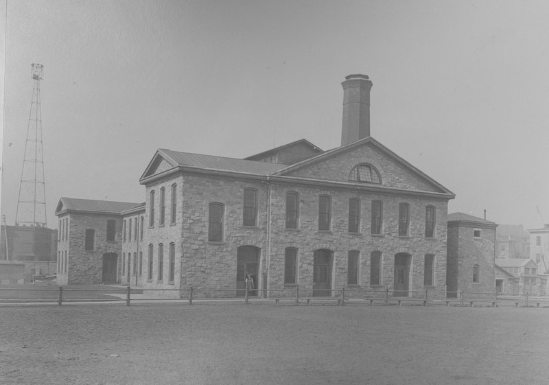 Girard College mechanical school. Photo taken in 1893, prior to 20th centur expansion.