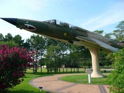 This is the F-105 Thunderchief that they have on display at Flying Tiger Heritage Park.