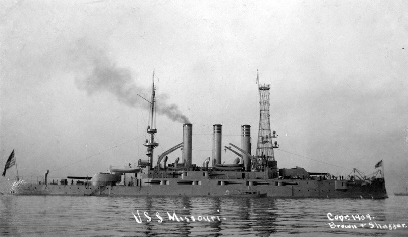 U.S.S. Missouri - 1909