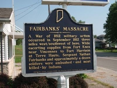 The Fairbanks' Massacre describing the events that took place.