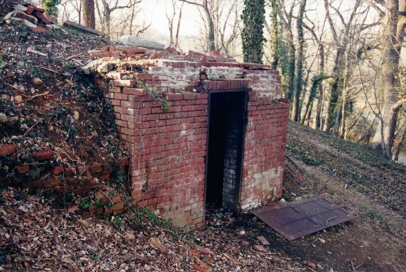 This is a photo of where fugitive slaves may have hidden on a stop in the underground railroad.
