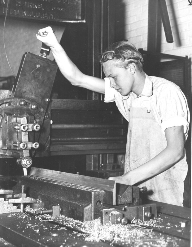 Machine shop, 1930s