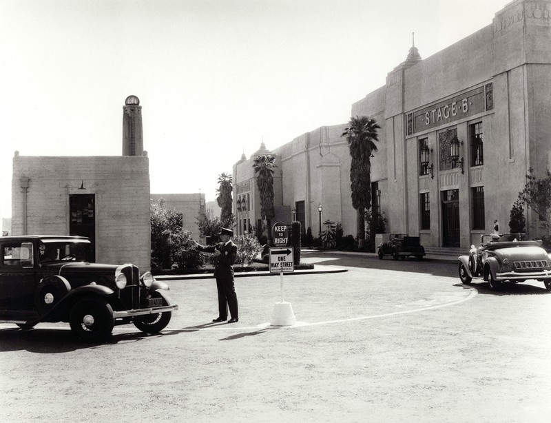 Fox studios backlot in the 1930s. From Variety.