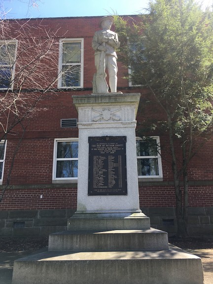 The view from the front of the statue