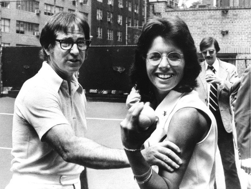 Bobby Riggs and Billie Jean King