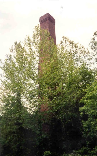 Ruins of the mining company. On November 5, 1930, gases in the mine were ignited by a spark between a trolley car and its railing. The ensuing explosion killed eighty-two people.