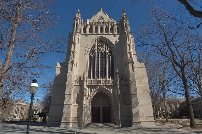 2011 photo of the entrance to the Princeton University Chapel