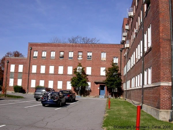 Entrance to the tuberculosis sanatorium