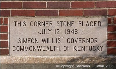 Corner stone for the building