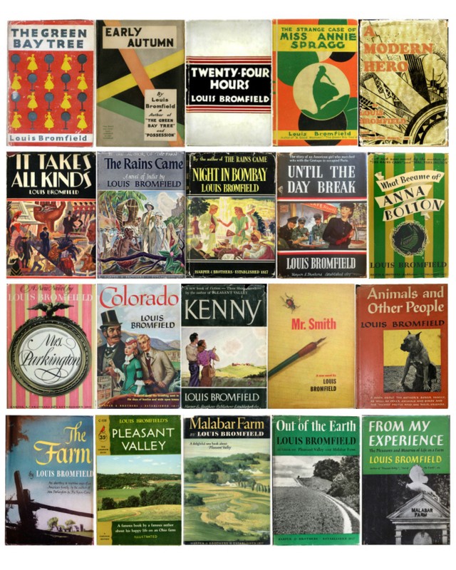 25 colorful book covers written by Bromfield.