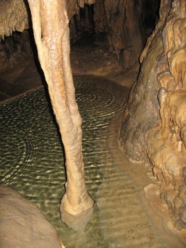 The view from inside Gap Cave.