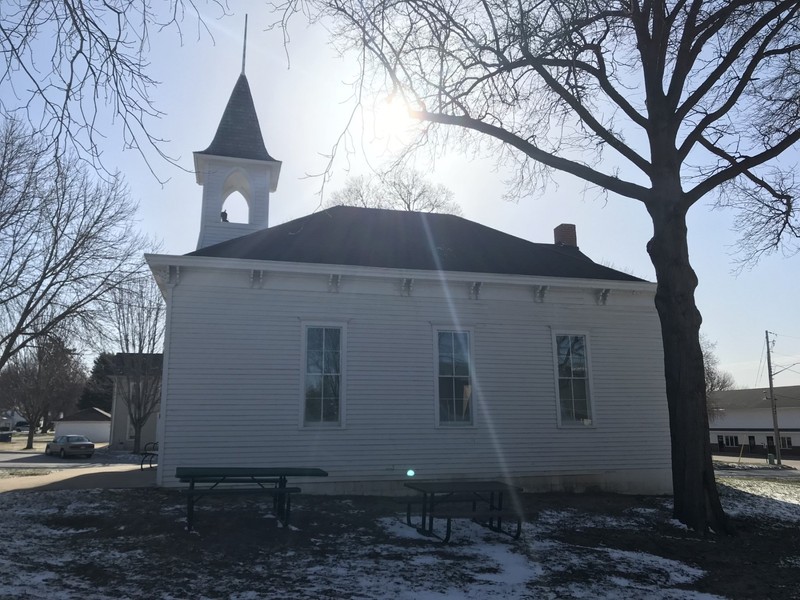 Portal School, facing west.