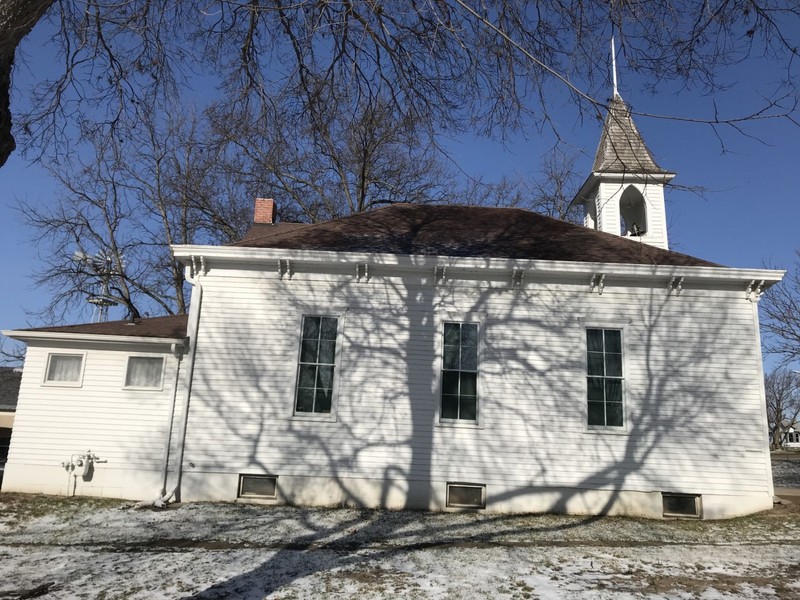 Portal School, facing east.
