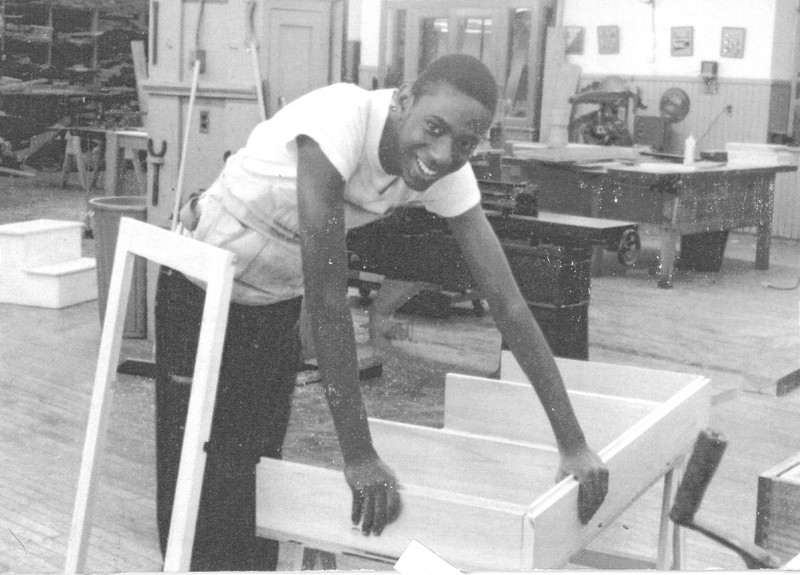 Woodworking shop, 1980s