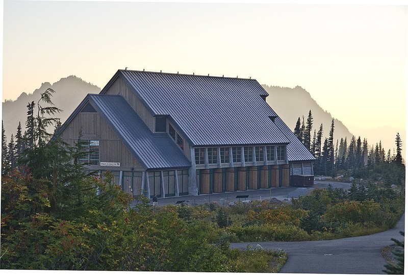 The Henry M Jackson Memorial Visitor Center was built in 2008 and is located on Mount Rainer's south slope.