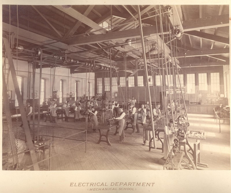 Electrical department, 1893