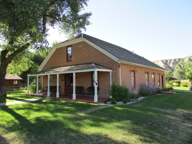 The Von Hoffman House was built in 1884 by local contractor Peter Book. It is significant for its connection to three prominent families in Medora's early history.