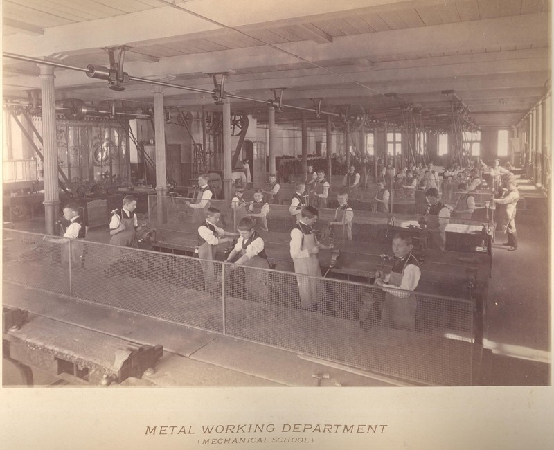 Metalworking department, 1893