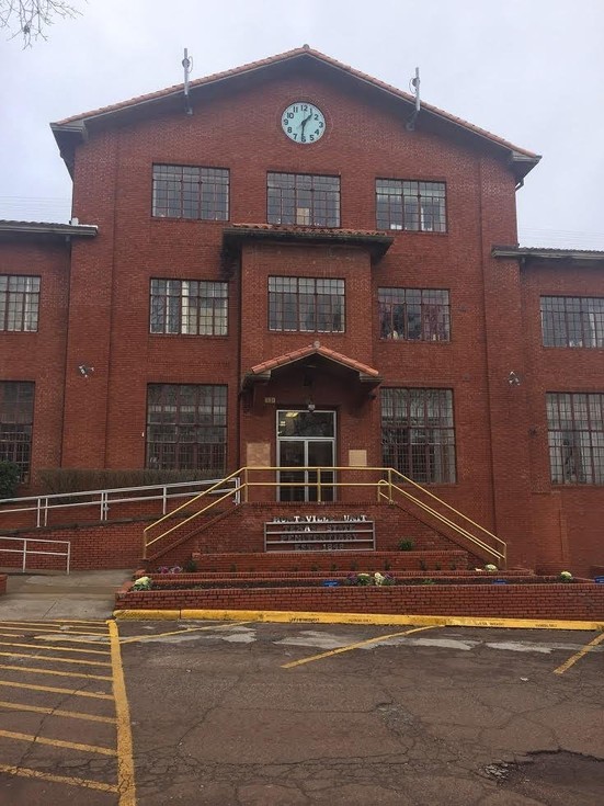 Main entrance to the Huntsville Unit