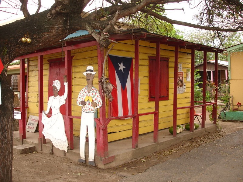 Cultural buildings represent how the African ancestors of the island used to live.