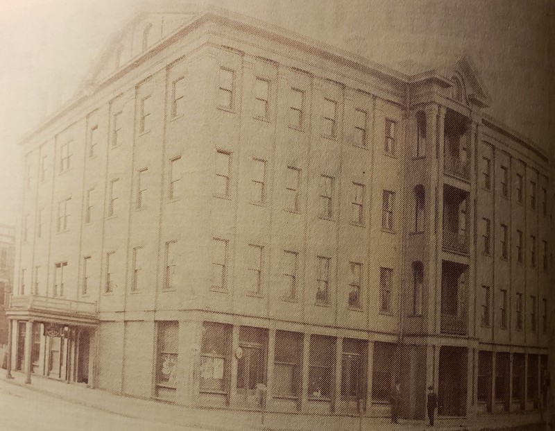 The Aldine Hotel before it closed down