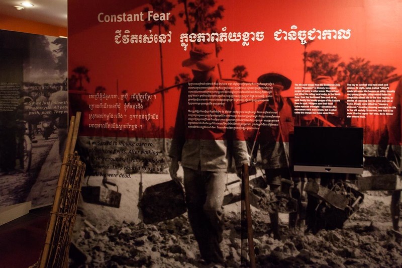 The museum's permanent exhibit, "Remembering the Killing Fields," teaches about the horrific Cambodian Genocide of 1975-1979. Image obtained from On the Grid.