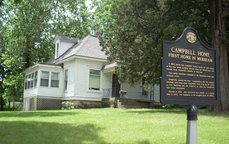 The Campbell House and Historical Marker