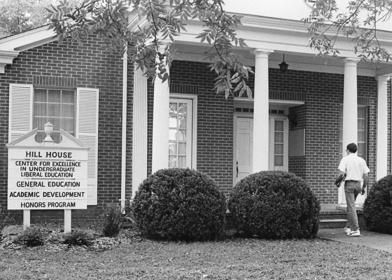 Black and White photo of Hill House.