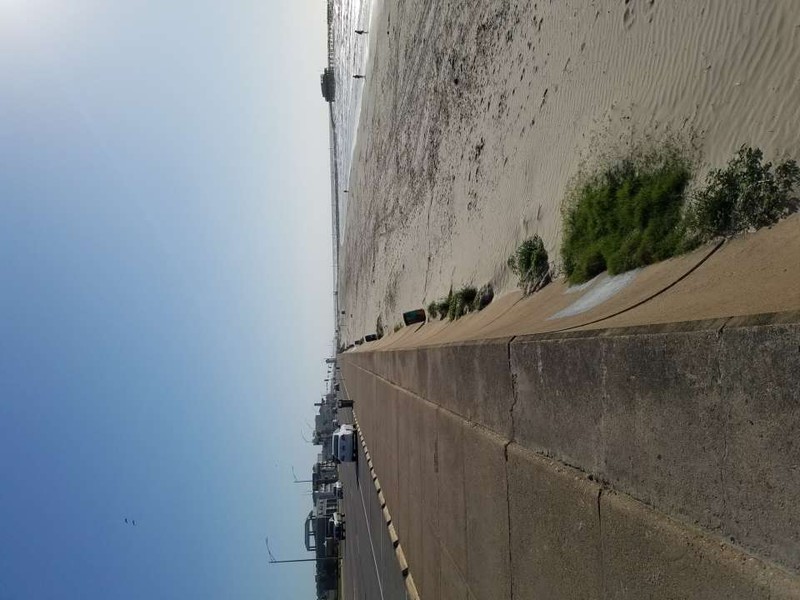 Mile long section of Galveston Sewall