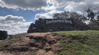 Main entrance sign.