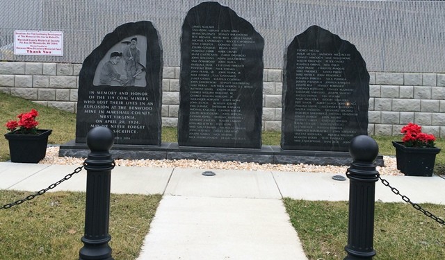 The Benwood Mine Disaster honoring the victims. It was put up in 2014.