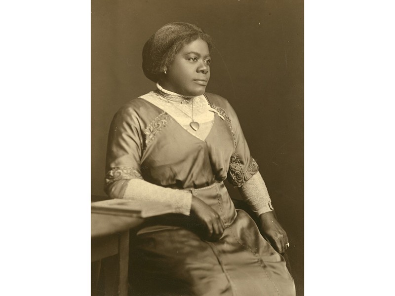 Mary McLeod Bethune in Daytona Beach, Florida in 1915 