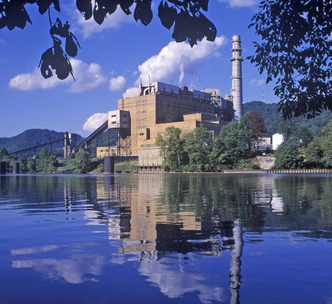 Kanawha River Plant viewed from the river.