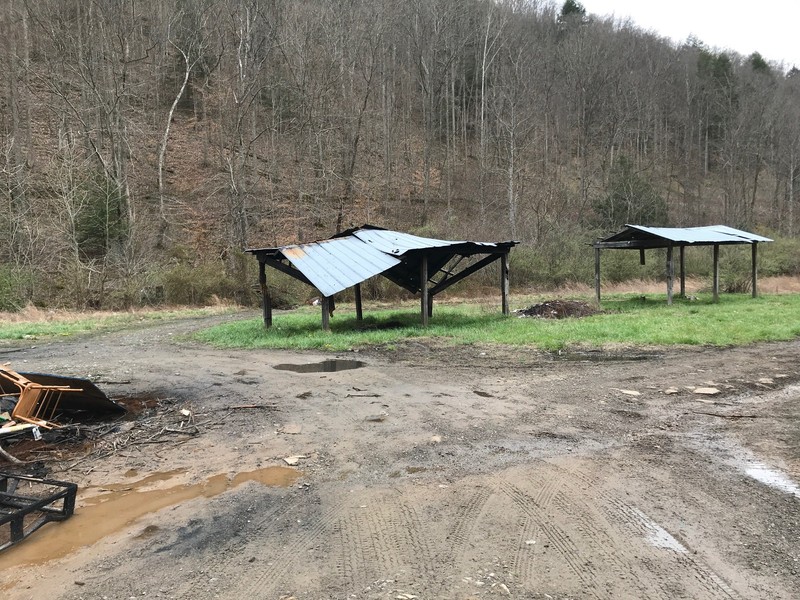 Shelters built post-Cape Coalwood days. (2018)