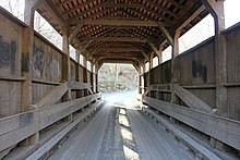 Interior view of the bridge