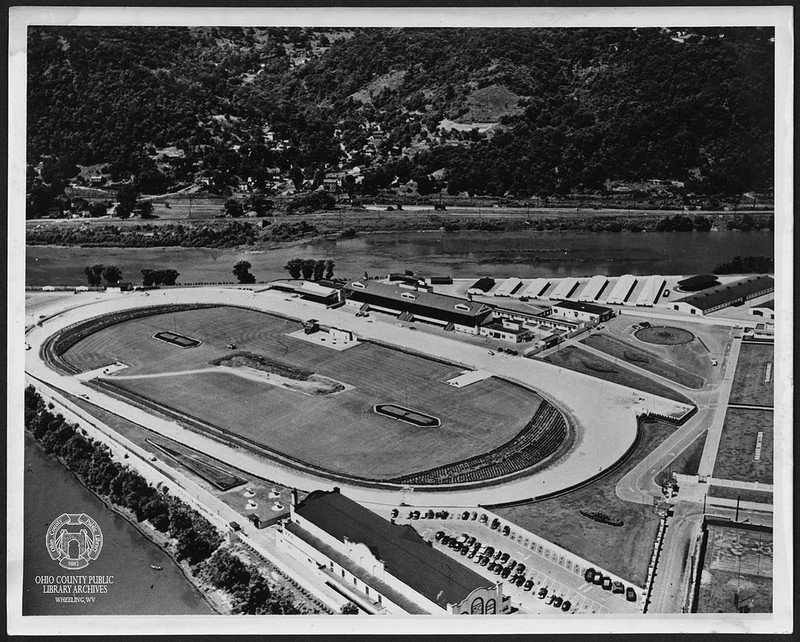 Areial view of the track