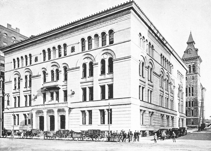 Former Rochester Courthouse after its completion in 1896