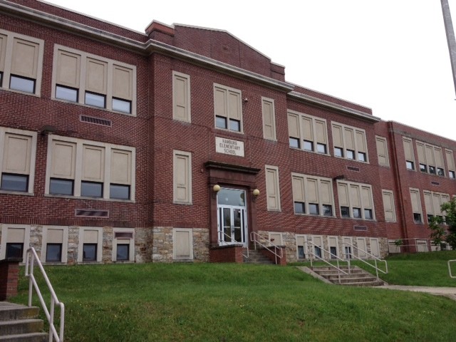 An image showing the front facade of the building, 2008