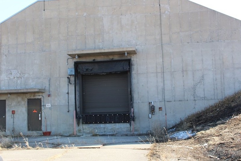 Entrance into warhead construction building.