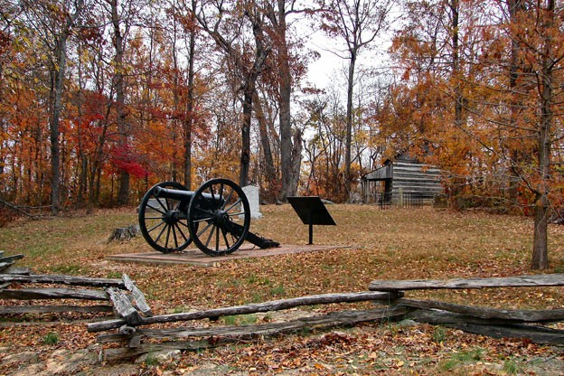 The one hour battle ended with a Confederate victory and several home guard members taken as prisoners.