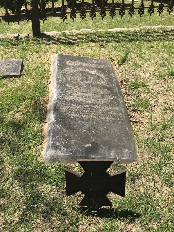 Confederate Lt. grave site