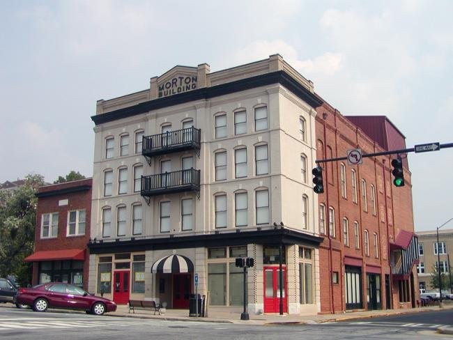 The Morton Building has housed an array of Black-owned businesses for more than a century, including barber shops, doctors' offices, a funeral home, a dentistry practice, drugstore and, most famously, the Morton Theater. 